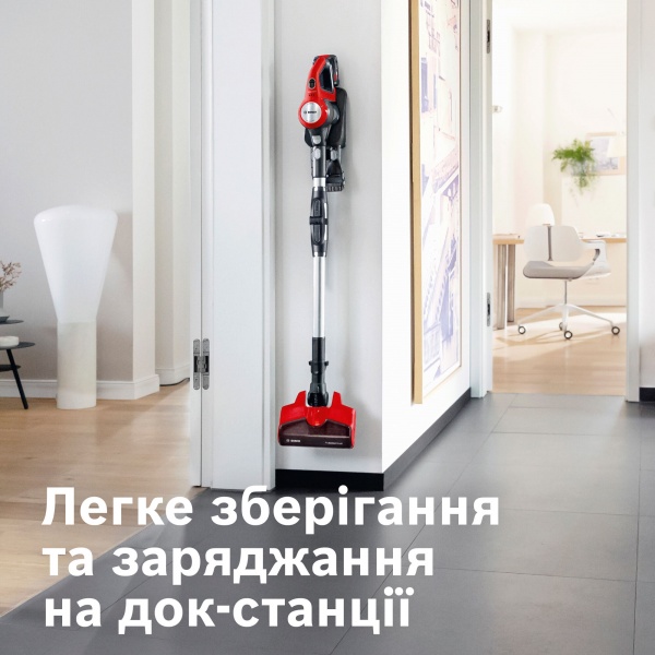 Пилосос акумуляторний Bosch Unlimited 7 BBS711ANM red 