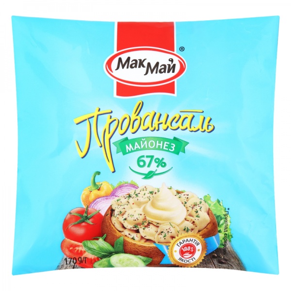 Майонез ТМ МакМай Провансаль 67% 4820189940432