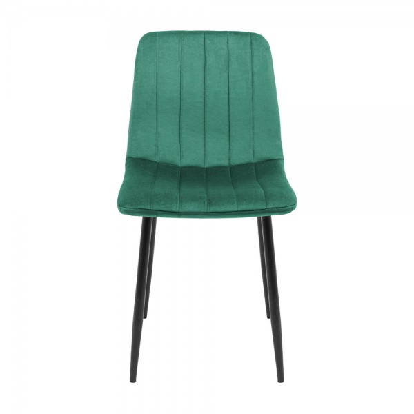 Стул Richman Фьюри Ю Ножки Черные Малколм 26 зеленый / черный