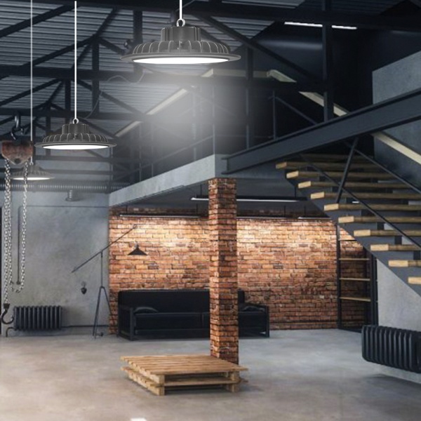 Светильник светодиодный Eurolamp 200 Вт черный LED-UFO-200/65(HB) 