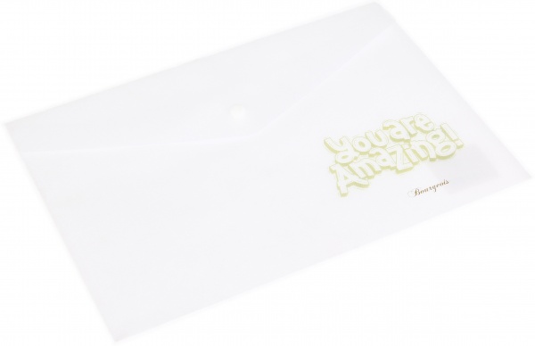 Папка-конверт A4 одноколірний друк P0069 в асортименті Bourgeois 