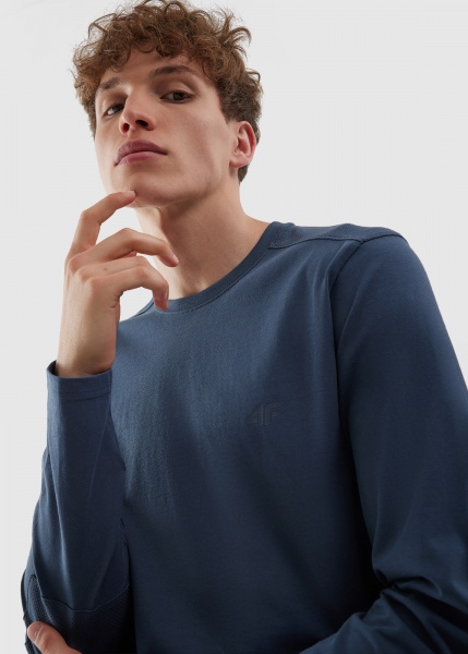 Футболка 4F 4FRAW23TLONM271-31S р.S синий