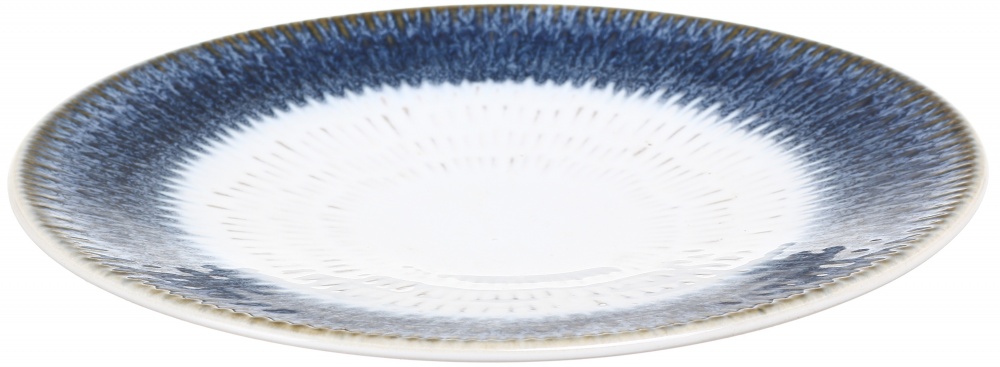 Тарілка обідня Bella Vita Blue Scar 22 см 2 сорт