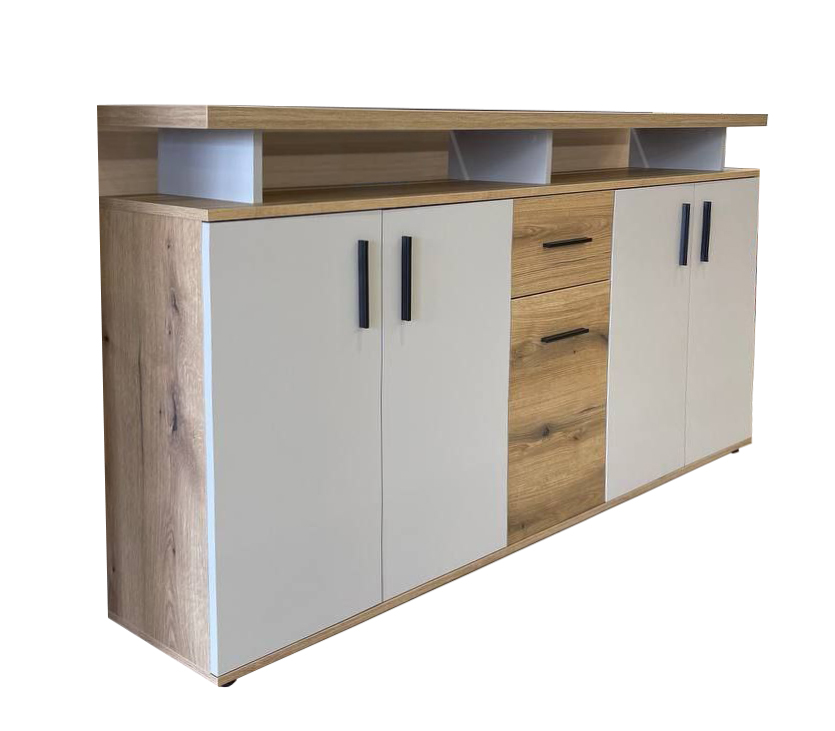 Комод Branko 1760x900x320 мм дуб эвок/кашемир
