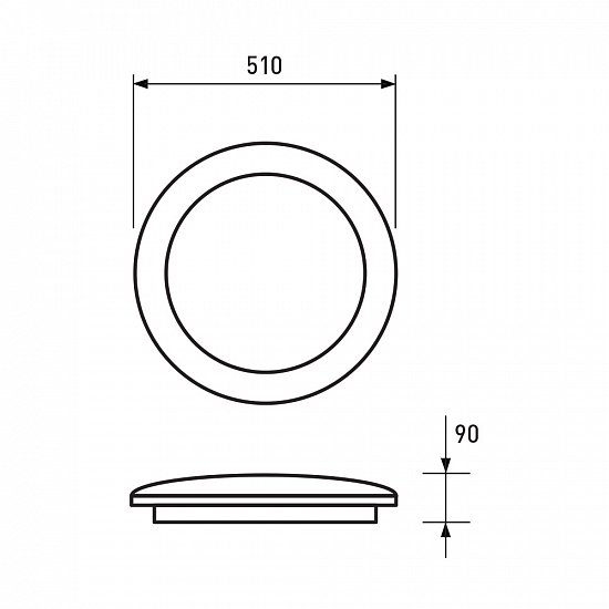 Світильник світлодіодний Eurolamp Neon RGB білий 3000-6500 К LED-ESL-72W-N5
