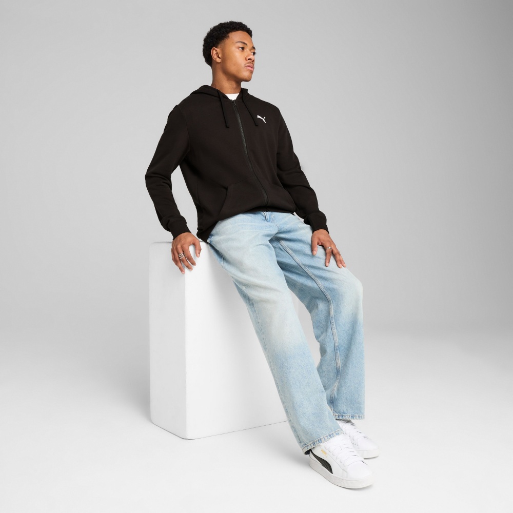 Джемпер Puma ESS FULL-ZIP HOODIE TR 68259201 р.M черный