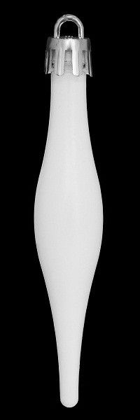 Набір новорічних прикрас Бурулька біла B-791558 9,5 см 18 шт./уп. 