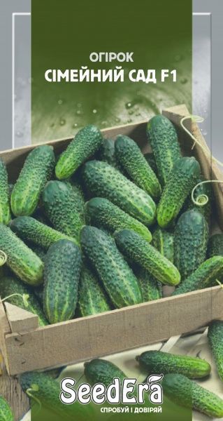 Семена Seedera огурец Семейный сад F1 1г 10 шт. (4823073727157)