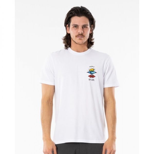 Футболка Rip Curl Search Essential Tee CTESV9-1000 р. L білий