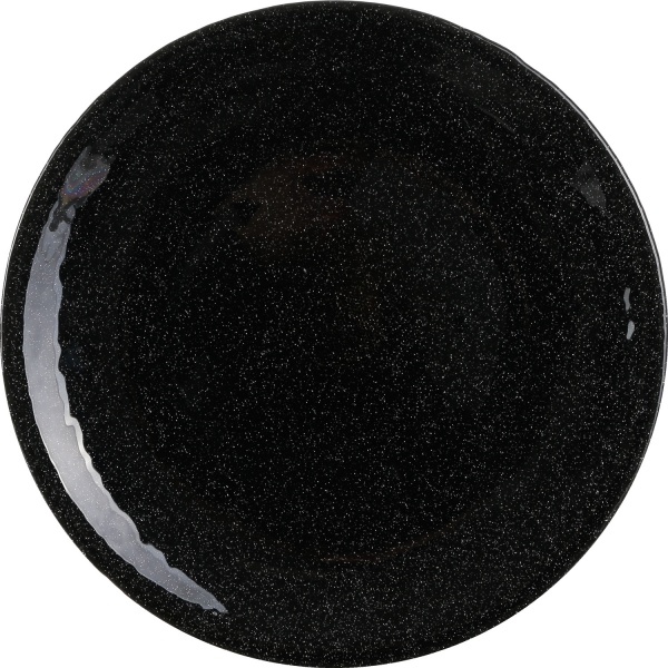 Блюдо Seta 33 чорне Dekor Cam 