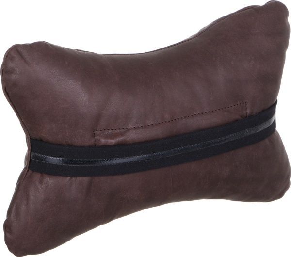 Подушка-подголовник Kerdis Standart коричневая кожа 