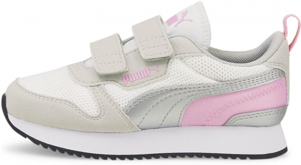 Кроссовки Puma R78 V PS 37361726 р.UK 12 белый с розовым