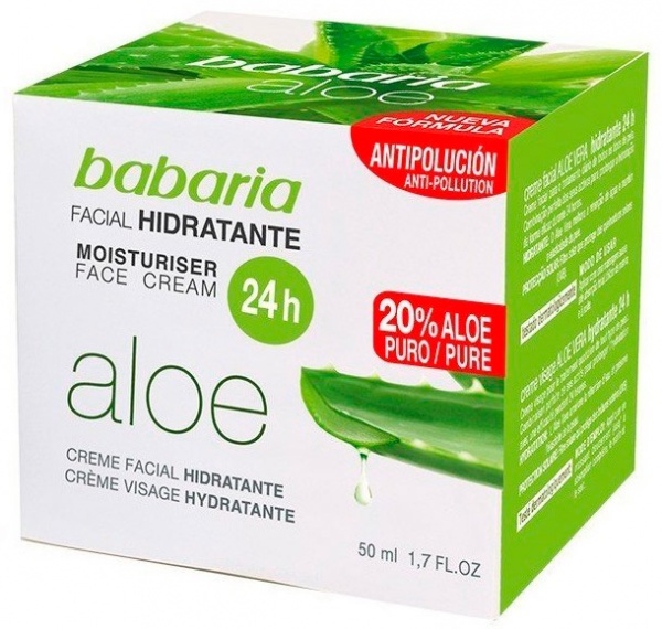 Крем для обличчя день-ніч Babaria зволоження 24 години 50 мл