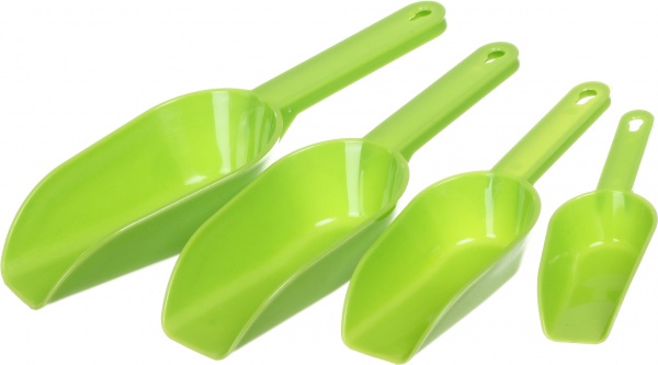 Совок для сипких продуктів 4 шт 19,5х6.,5х5.,5 см AK 459 Fackelmann