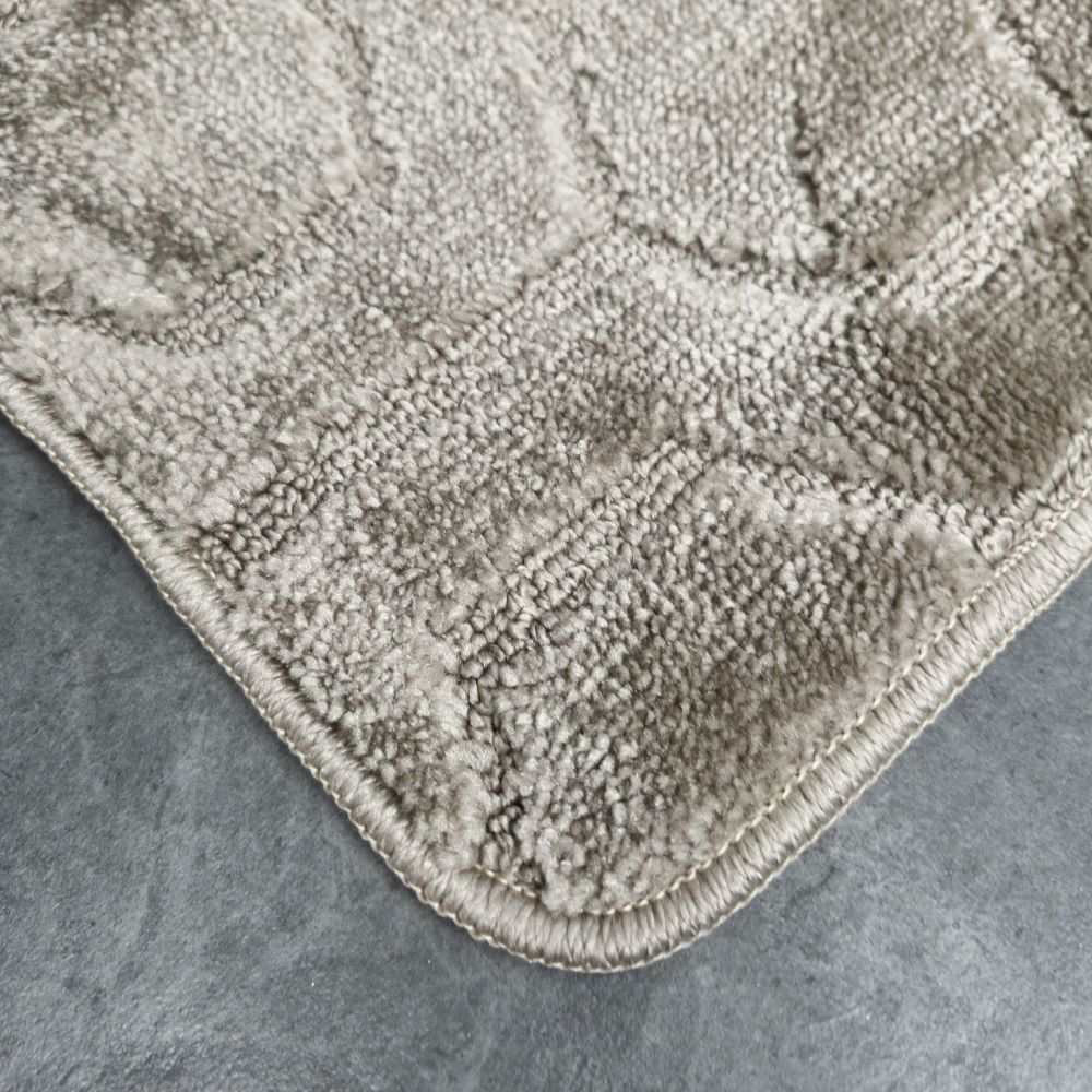 Набор ковриков Dariana Standard 60x100+60x50 светло-серый соты