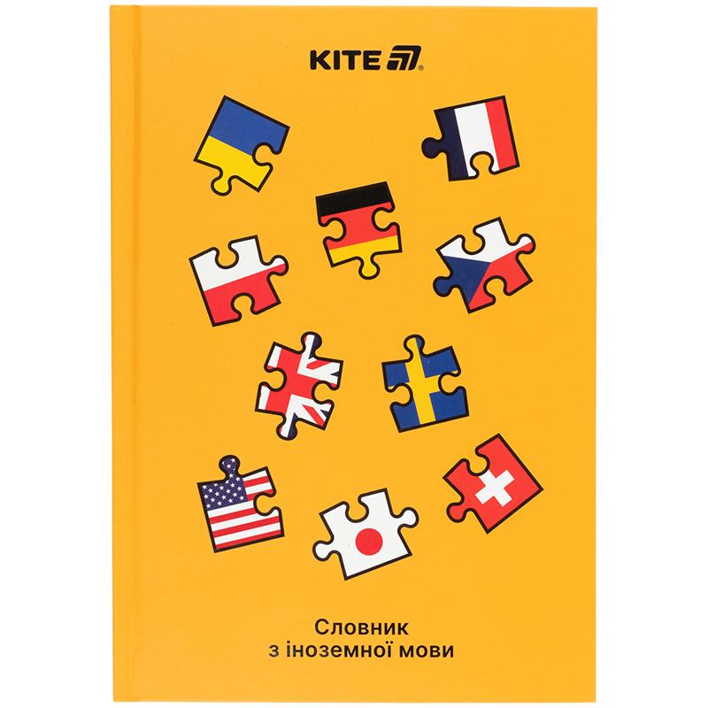 Тетрадь-словарь по иностранному языку 60 лист. Puzzle KITE