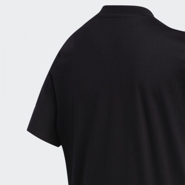 Футболка Adidas Y SS STRIPE RBH FQ2330 140 чорний