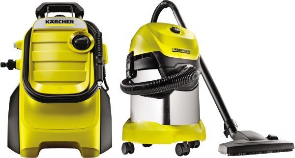 Комплект Karcher минимойка K4 Compact + пылесос WD3 Prenium 9.611-700.0