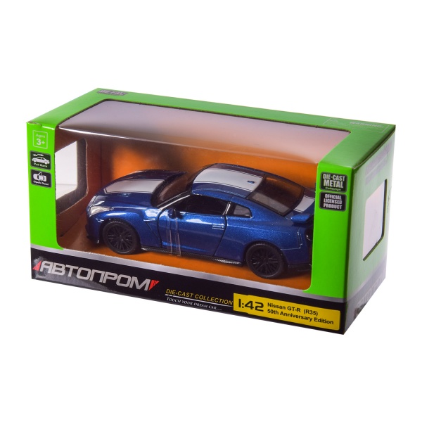 Автомодель Автопром 1:43 Nissan GT-R (R35) в ассортименте 4353