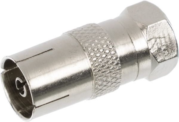 Перехідник EMT штекер F - гніздо TV (2-0105)