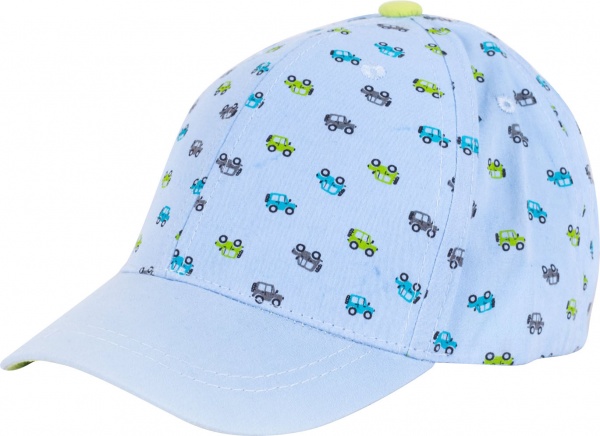Кепка для хлопчиків YO! р.42-46 блакитний CZD-0615C 