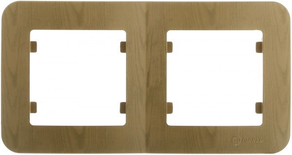 Рамка двомісна Makel Lillium Natural горизонтальна дуб