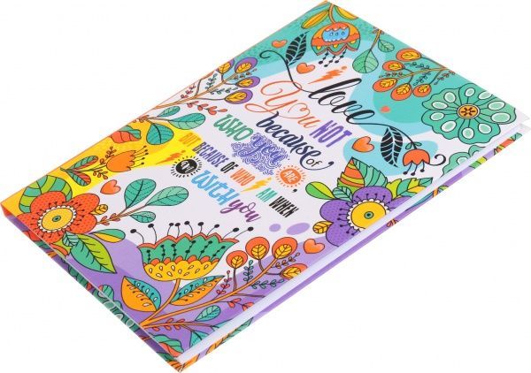 Блокнот А5 145х197 мм різнокольоровий Mandarin