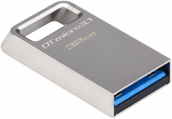 Флеш-память USB Kingston DataTraveler Micro 3.1 32 ГБ USB 3.0 (DTMC3/32GB)  