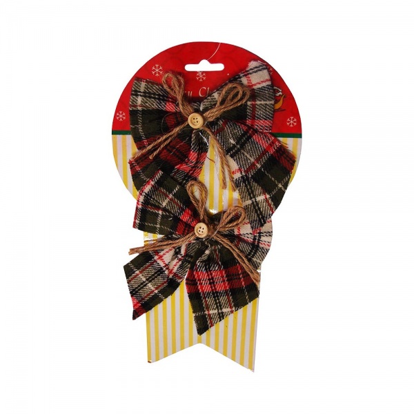 Ялинкова іграшка Шотландський бант 9179-31 30 см 