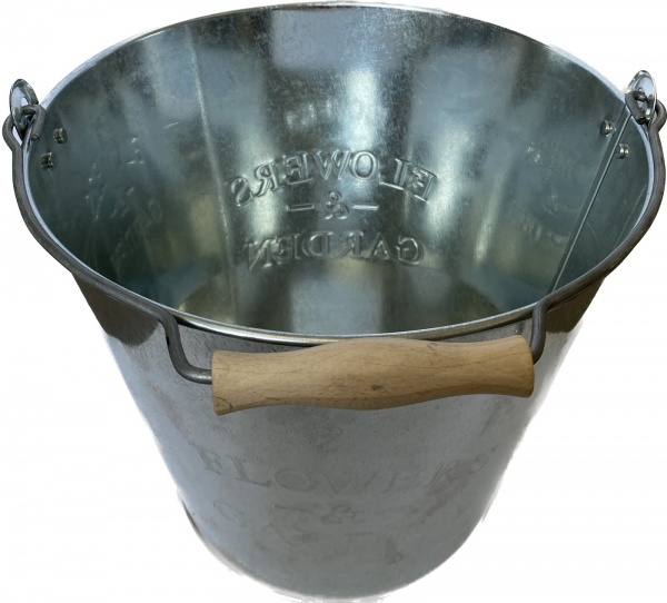 Відро Forster з дерев'яною ручкою оцинковане 15 л V2215WM 