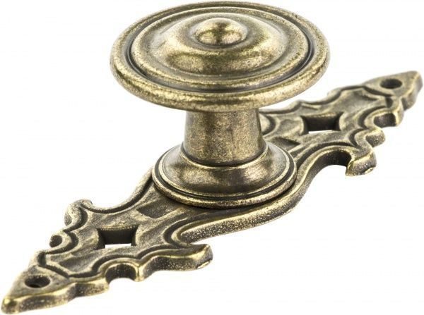 Меблева ручка кільце d30 мм антична латунь REI 3302