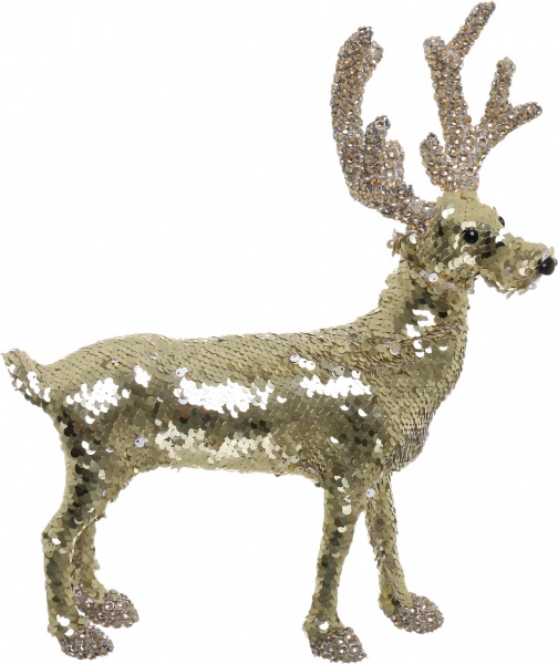 Декорация новогодняя Олень 34х14х36 см 70471026 