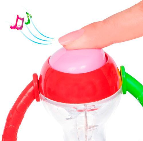 Брязкальце-прорізувач Bebelino Гантелька з ручками