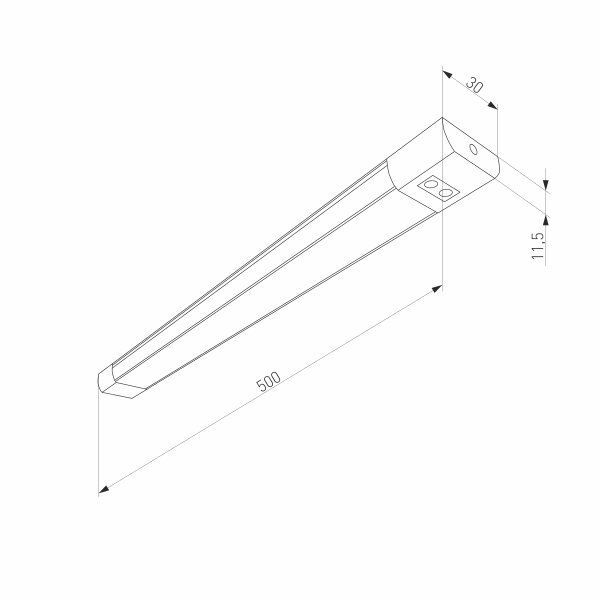 Подсветка для мебели Strotskis Stick 8 Вт дневной 4200 К LTB41 