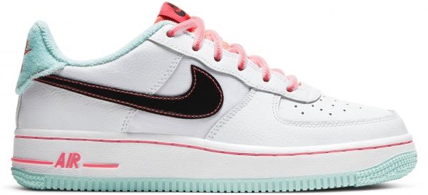 Кроссовки Nike NIKE AIR FORCE 1 '07 LV8 GS DD7709-100 р.6.5Y белый