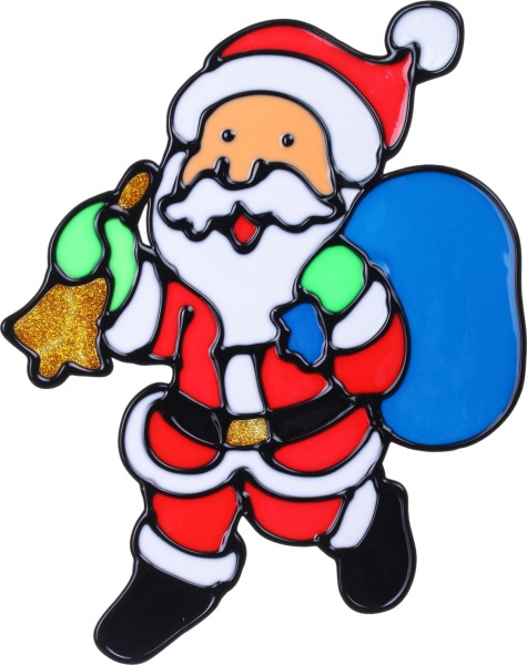 Наклейка декоративная cиликоновая 3 микс (6 дизайнов) в ассортименте 13x18 см