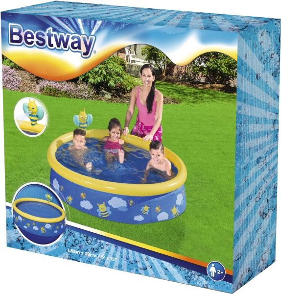 Басейн надувний Bestway Spray Pool 152х38 см в асортименті
