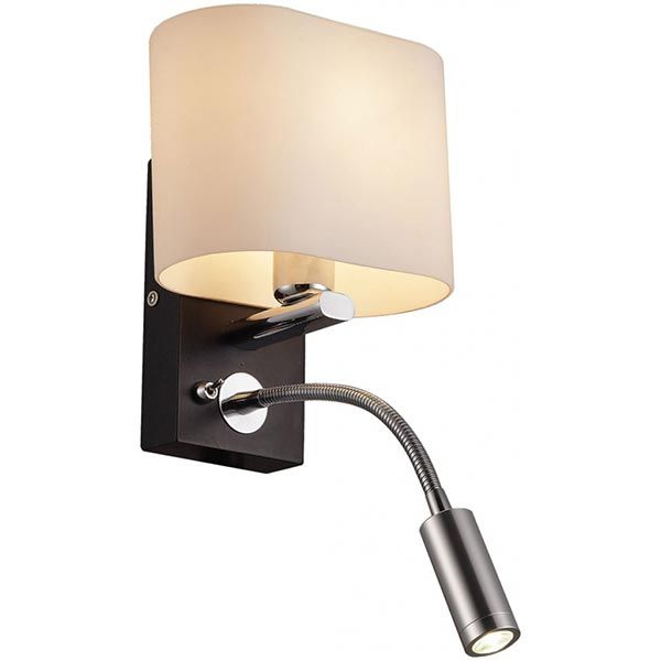 Бра Altalusse INL-3095W-02 E14 40 Вт + 1 LED 3 Вт хром