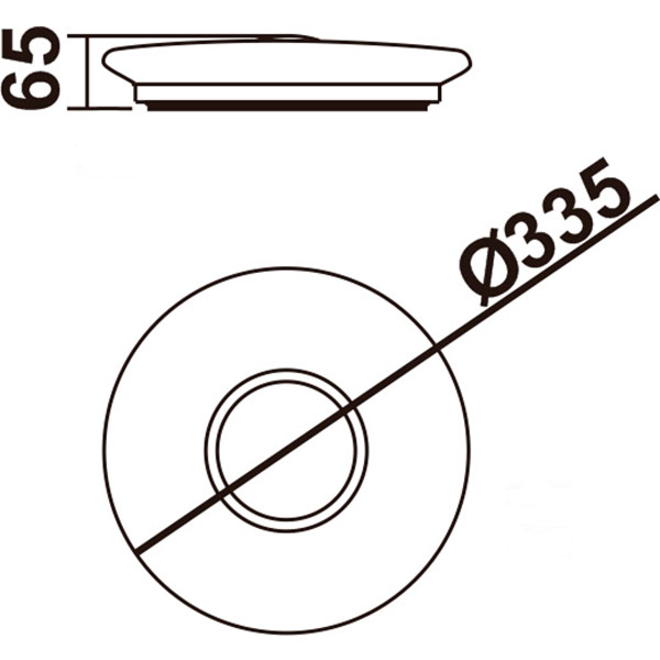 Світильник світлодіодний Accento lighting 24 Вт опал білий 4000 К ALTD-TRY-SS24-ATHENA