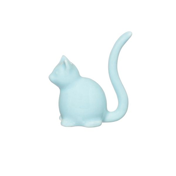 Подставка для украшений Котенок голубой 