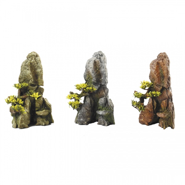 Декорація AquaDella Дерево на скелі 17 см/9 шт. арт.234/106389