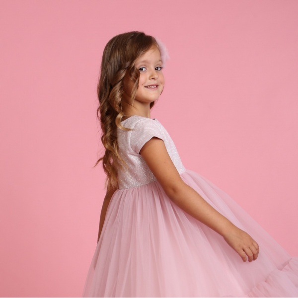 Платье Maya-MI Пушинка 0105-0053-1 р.134 пудра 