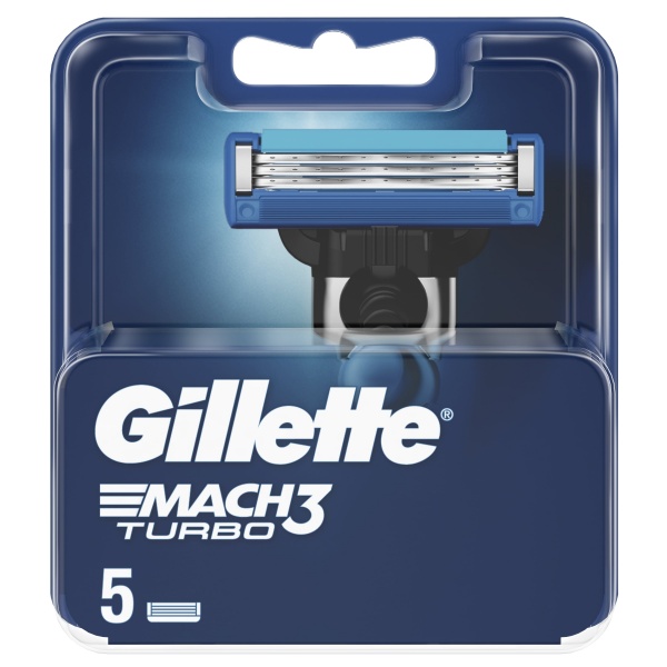 Комплект сменных кассет Gillette Mach 3 Turbo 5 шт.