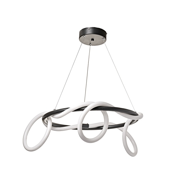 Люстра светодиодная Berger 1x80 Вт черный 7006-PL-80 Black 