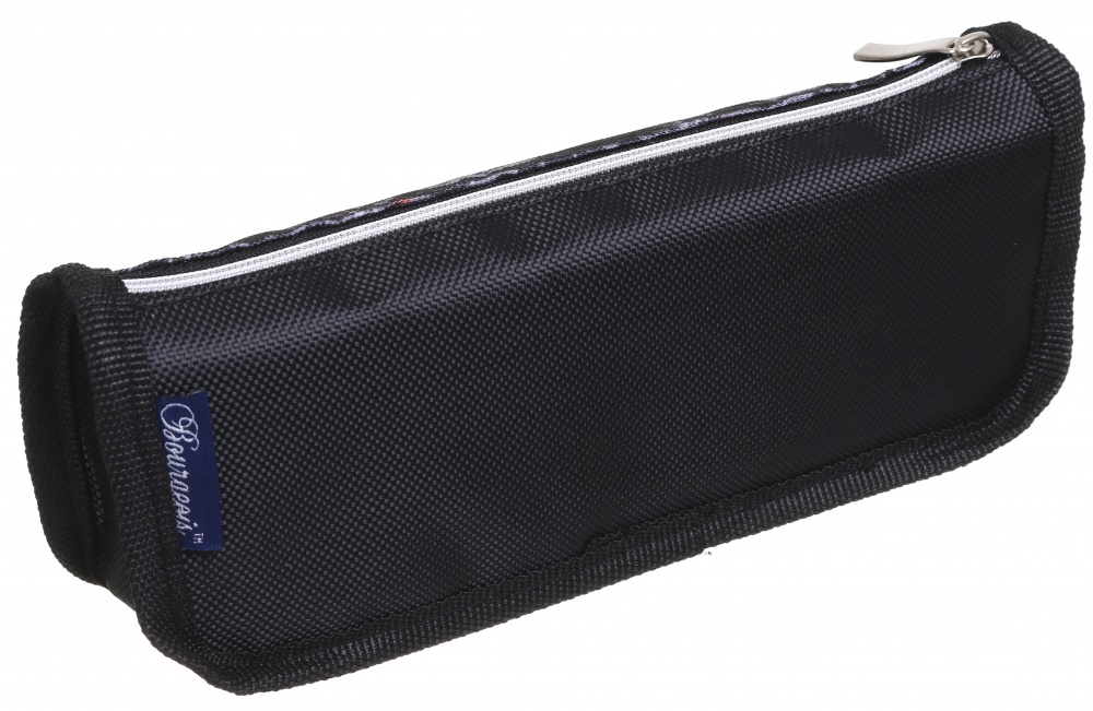 Пенал YM8653 21x4,5x7 см Bourgeois чорний із малюнком