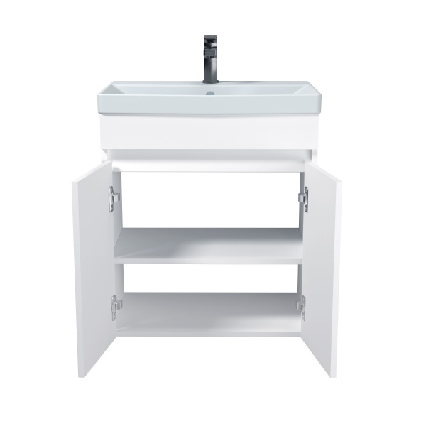 Тумба підвісна Мойдодир URBAN-60-U Біла з умивальником Sempre