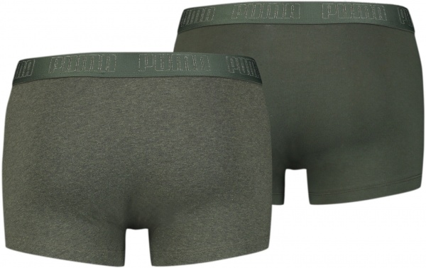 Труси Puma BASIC TRUNK 2P GREEN MELANGE 93501509 р.XL хакі