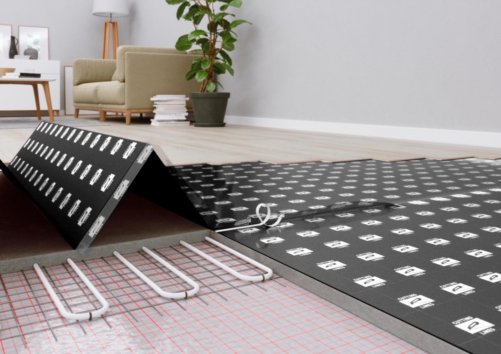 Подложка изоляционная AFIRMAX SPC&VINYL SMART 1мм /6,25 кв.м