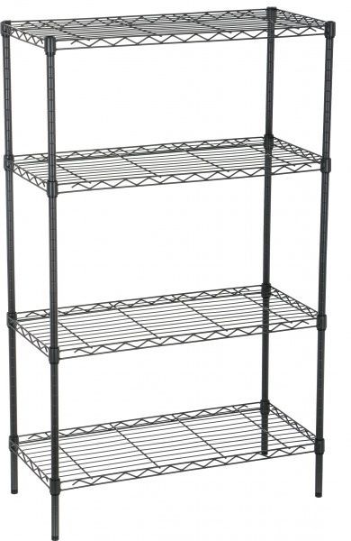 Стеллаж металлический PCR-104 1200x750x350 мм темно-серый