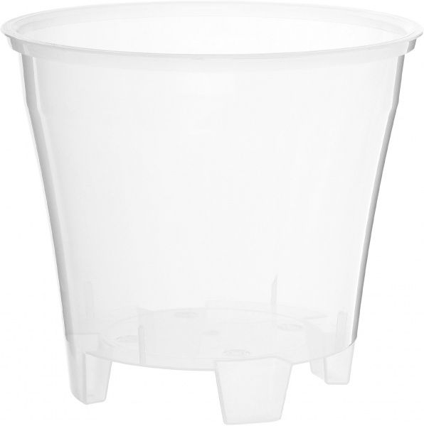 Горшок пластиковый Santino Арте круглый 3,5л прозрачный 